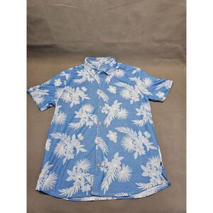Tommy Bahama Shirt Adult Large  Hawaiian Floral Short Sleeve Island Zone Men‎